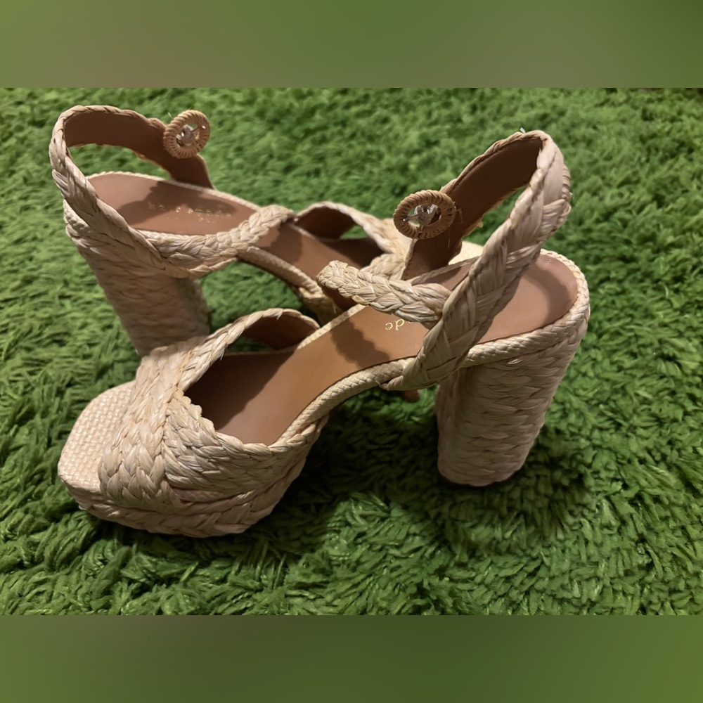 Kate Spade New York Raffie Disco platform Sandals size 8B